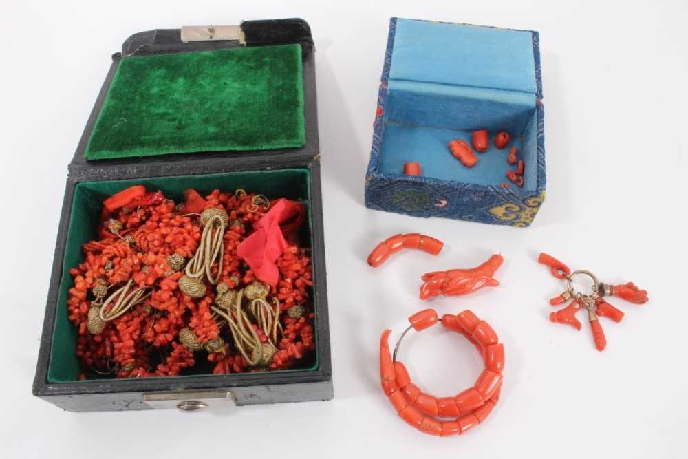 Lot 547 - Group of antique coral