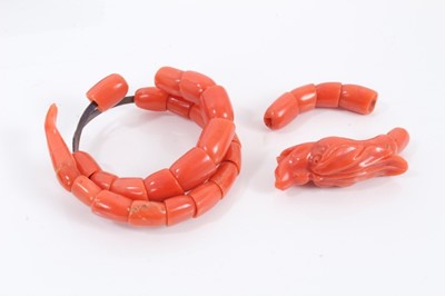 Lot 547 - Group of antique coral