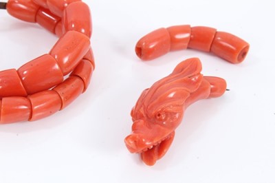 Lot 547 - Group of antique coral