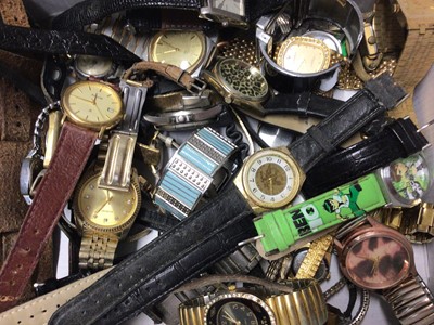 Lot 86 - Group vintage and contemporary wristwatches including 1958 Snoopy tennis watch