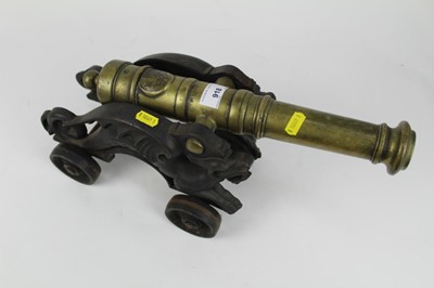 Lot 776 - Large late 19th century decorative cannon