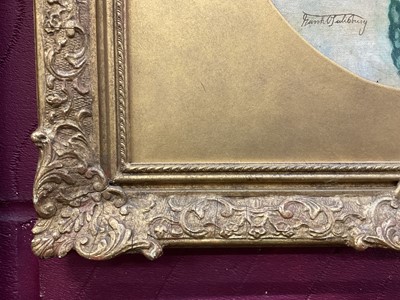 Lot 1193 - *Frank Owen Salisbury (1874-1962) oil on canvas - portrait of a 1920s lady, signed, 48cm x 38cm, in gilt frame