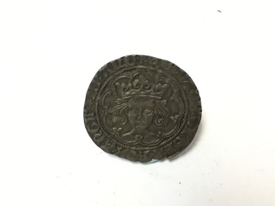 Lot 476 - G.B. - Silver hammered London Groat Edward IV Second Reign, mint mark - Heraldic Cinquefoil, rose on breast circa 1480-1483 (Spink ref: 2100) (N.B. Obv: Small loss to edge of flan at 5 o'clock) oth...