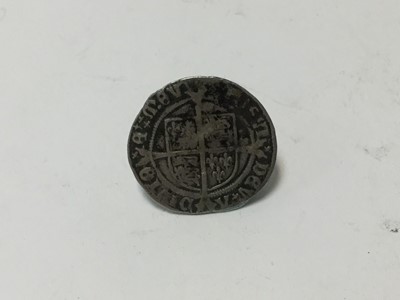 Lot 477 - G.B. - Silver hammered London Groat Henry VIII 2nd coinage, laker bust D, mint mark LIS circa 1526-1544 (Spink Ref: 2337E) (N.B. Obv: Cut to flan below Kings ear) otherwise AF (1 coin)
