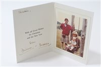 Lot 117 - TRH The Prince and Princess of Wales - signed...