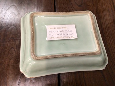 Lot 264 - Chinese celadon dish