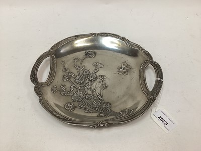 Lot 2625 - German ‘Frieling Zinn’ pewter plate