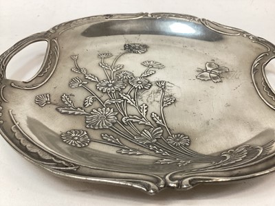 Lot 2625 - German ‘Frieling Zinn’ pewter plate