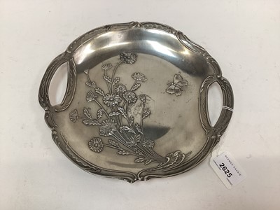 Lot 2625 - German ‘Frieling Zinn’ pewter plate