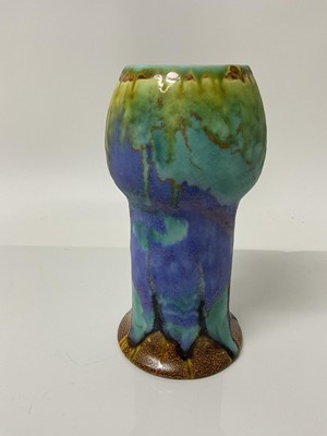 Lot 1116 - Clarice Cliff Bizarre range Inspiration vase with hand painted decoration, 20cm high