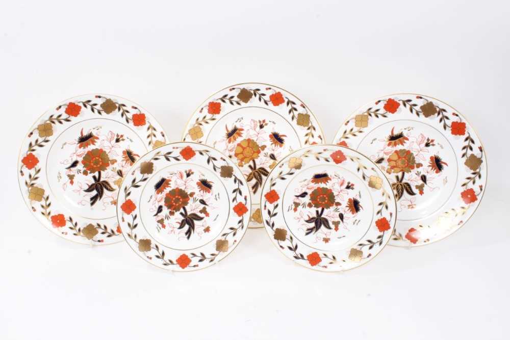 Lot 255 - A set of ten Royal Crown Derby dinner plates and ten dessert plate