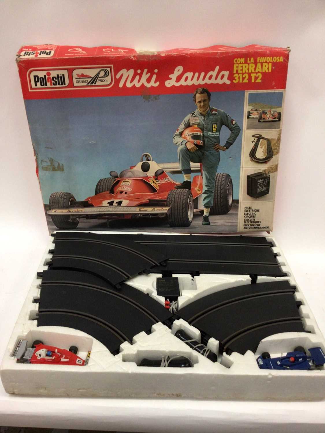 Lot 1877 - Polistil Grand Prix Niki Lauda Racing Set in original box.