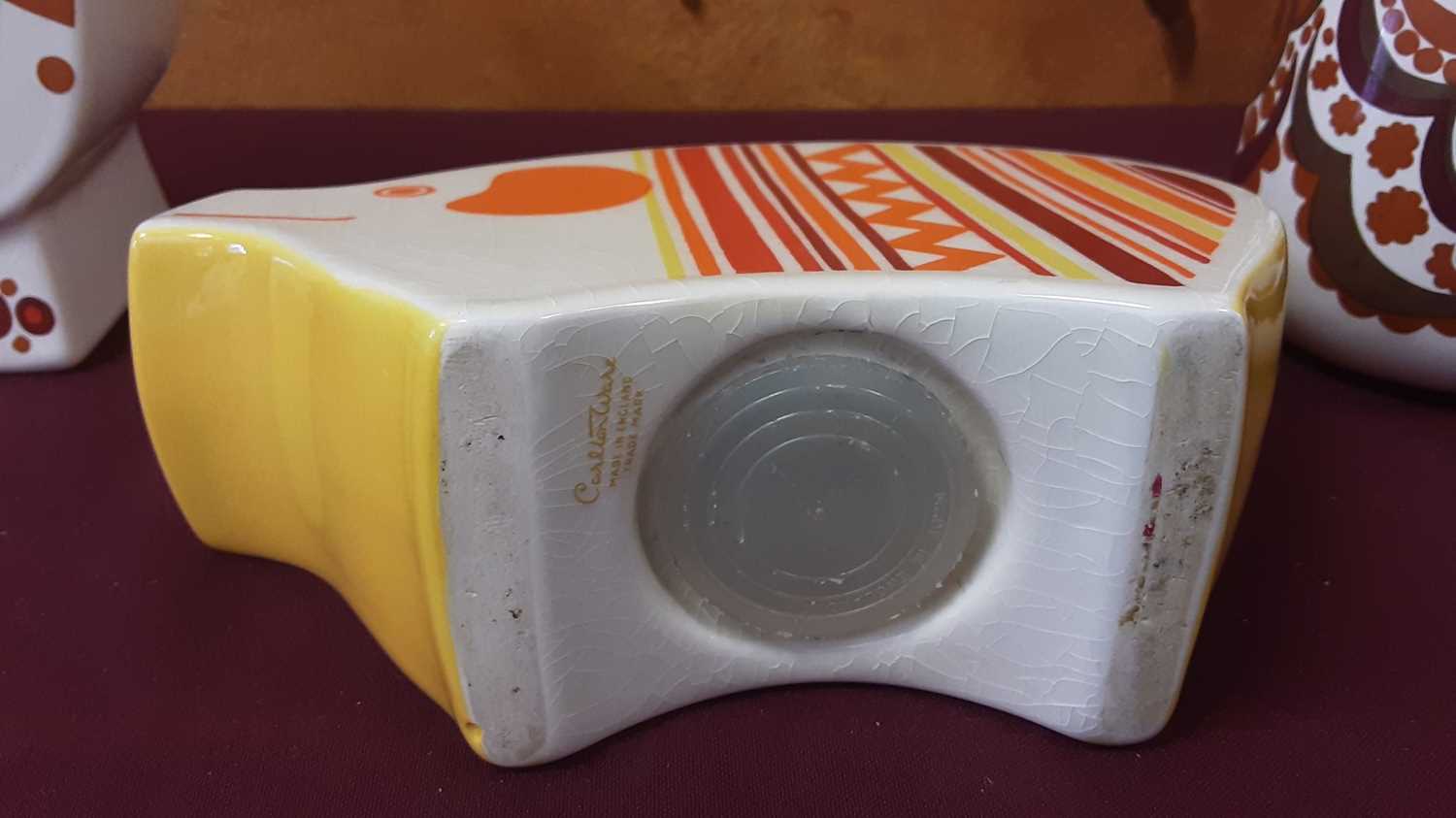 Lot 1157 Three Carlton ware novelty money boxes