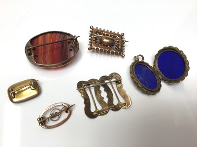 Lot 141 - Group antique and later  jewellery