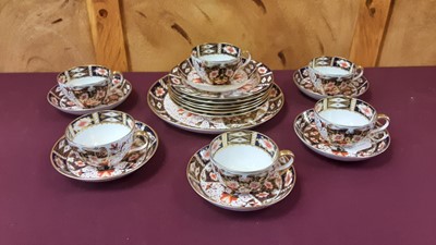 Lot 1197 - Royal Crown Derby Imari teaset, pattern no 2451, 19 pieces