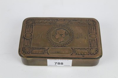 Lot 788 - First World War Princess Mary Gift Tin.