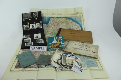 Lot 789 - Interesting collection of 1950's / 1950's RAF ephemera and photographs relating to 576845 P. Osborne, including photographs of the Middle East and Far East