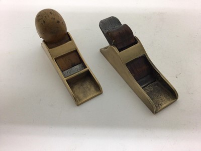 Lot 2489 - 2 Brass Chariot Planes