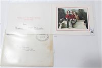 Lot 155 - TRH The Prince and Princess of Wales - signed...
