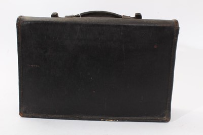 Lot 20 - Scarce King George V Government issue brief case