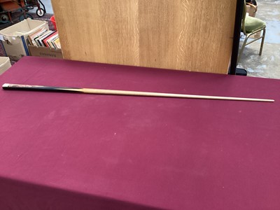 Lot 2569 - 'The Cannon Match' snooker cue in case