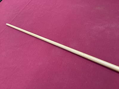 Lot 2569 - 'The Cannon Match' snooker cue in case