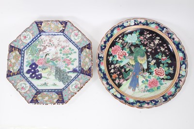 Lot 207 - Two late 19th century Japanese polychrome chargers