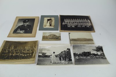 Lot 771 - Collection of Edwardian and later military photographs, mainly of the Royal Irish Fusiliers, including portraits and parade scenes, appoximately 22 photographs.