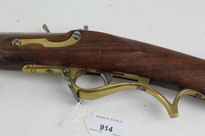 Lot 914 - Replica Flintlock Baker rifle