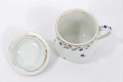 Lot 241 - Vienna custard cup and cover, circa 1805