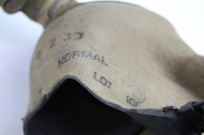 Lot 786 - Second World War gask mask in satchel bag, named to Chester City Police Officer Fred Lloyd.