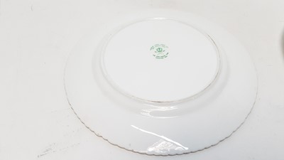 Lot 1220 - Pair of Baroness China fruit pattern plates, signed R Everill, 26cm diameter