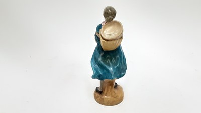 Lot 1225 - Rare Royal Crown Derby figure - The Fishwife