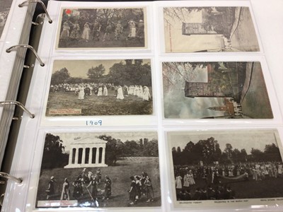 Lot 1453 - Postcards Colchester Collection in Album including heraldic, street scenes, landmarks, multiviews, early vignettes, some real photographic and other cards.