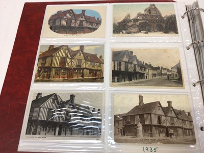 Lot 1414 - Postcards Colchester Collection in Album including historical buildings and landmarks, street scenes, some real photographic, social history and other cards. (309)