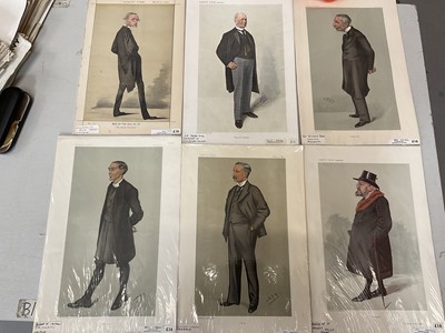 Lot 251 - Group of period Vanity Fair lithographic prints of Teachers, Academics by Spy, Ape and others (19)