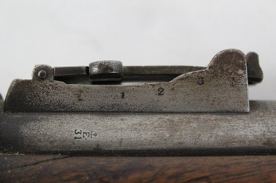 Lot 911 - Victorian Snider rifle, the lock with crowned VR cipher and '1871 Enfield', ordnance stamps to barrel, walnut stocked with brass mounts and steel ramrod.