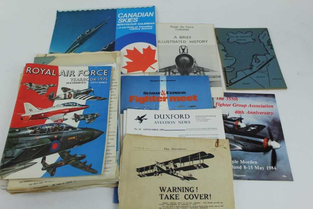 Lot 804 - Collection of aircraft ephemera to include