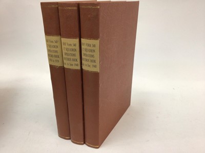 Lot 810 - Comprehensive RAF 17 Squadron Archieve comprising reproduced and bound 17 Squadron Operation Record books from 1914 - 1951 (6 volumes), together with a large collection of related 17 Squadron photo...