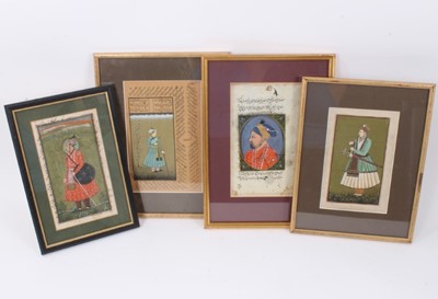 Lot 806 - Four 18th / 19th century Indo-Persian manuscript leaves