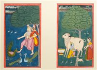 Lot 902 - Indian School (circa 1750), gouache on paper -...