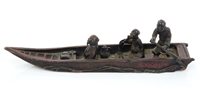 Lot 911 - 19th century Japanese bronze figural group -...