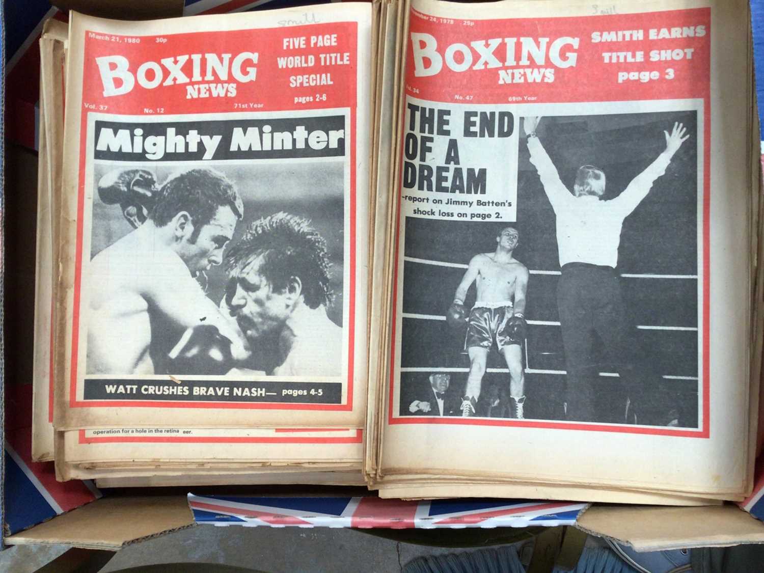 Boxing Journal Time Lot 1474 - Large quantity of 'Boxing News'