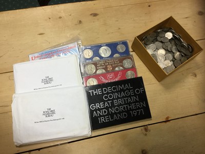 Lot 510 - G.B. - Mixed coinage to include Royal Mint proof sets 1970 x 2, 1971 and other issues (Qty)