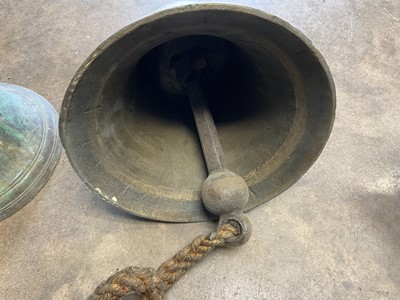 Lot 2623 - Three cast bells