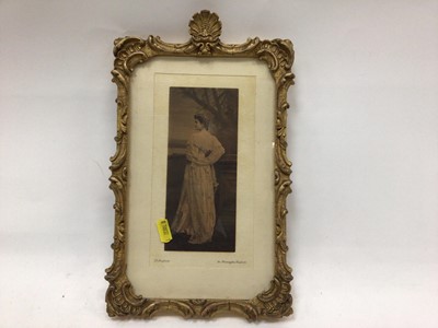 Lot 2643 - Three gilt picture frames, together with mauchlin ware, tartan ware and other items