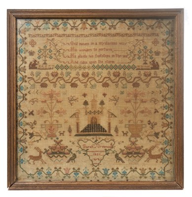 Lot 797 - George IV needlework sampler