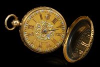 Lot 800 - George IV gentlemen's gold (18ct) open face...