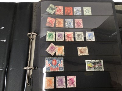 Lot 1506 - Stamps GB and World selection in folders and loose, GB mint including definitive sets 1984 onwards, Japan mint, duplicated range of modern Chinese and others.