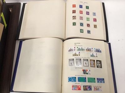 Lot 1506 - Stamps GB and World selection in folders and loose, GB mint including definitive sets 1984 onwards, Japan mint, duplicated range of modern Chinese and others.